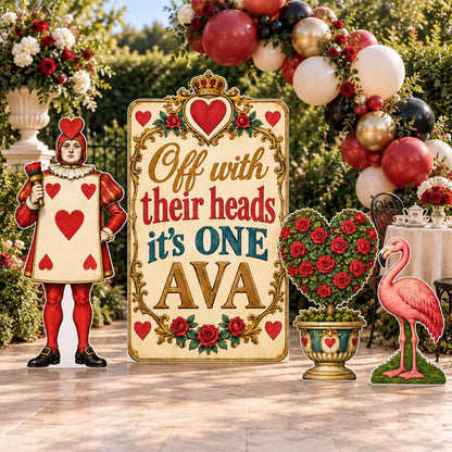 Red Rose Queen of Hearts Wonderland Set