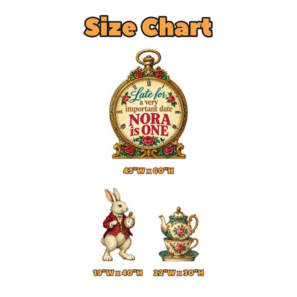 Vintage Pocket Watch Wonderland Cutouts