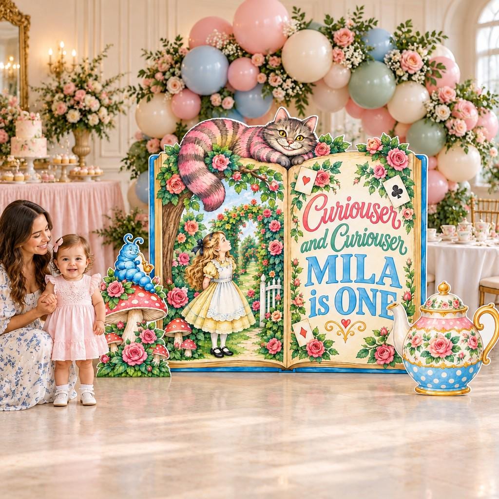Rose Garden Wonderland Open Book Set