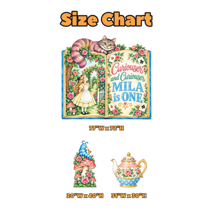 Rose Garden Wonderland Open Book Set