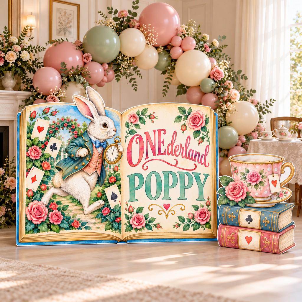 Watercolor Rabbit Wonderland Storybook Set