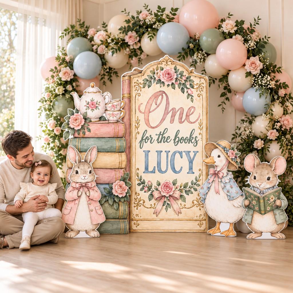 Vintage Rose One for the Books Arch Set