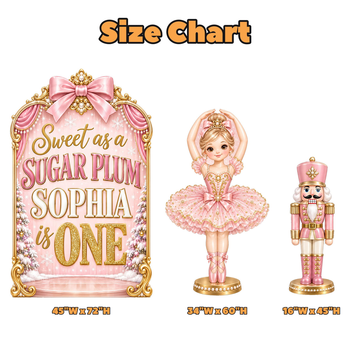 Pink Sugar Plum Nutcracker Ballerina Set