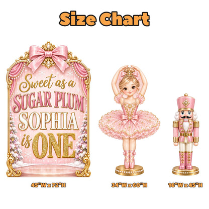 Pink Sugar Plum Nutcracker Ballerina Set