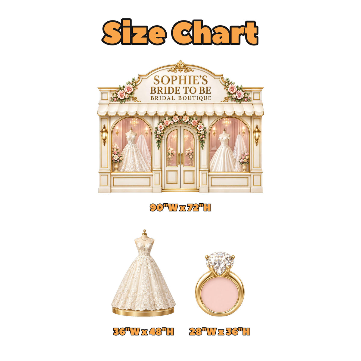 Blush Bridal Boutique Storefront Set
