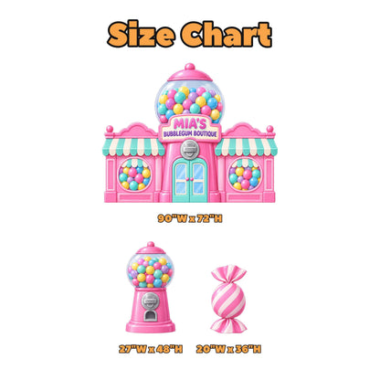 Pink Bubblegum Boutique Storefront Set