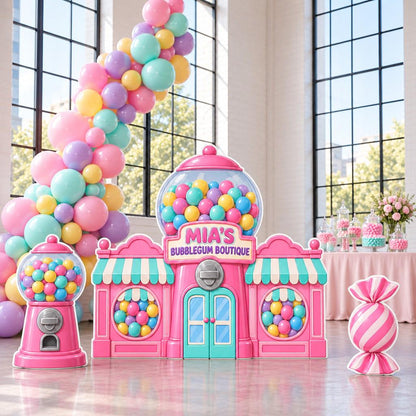 Pink Bubblegum Boutique Storefront Set