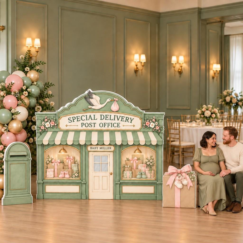 Sage Special Delivery Post Office Set
