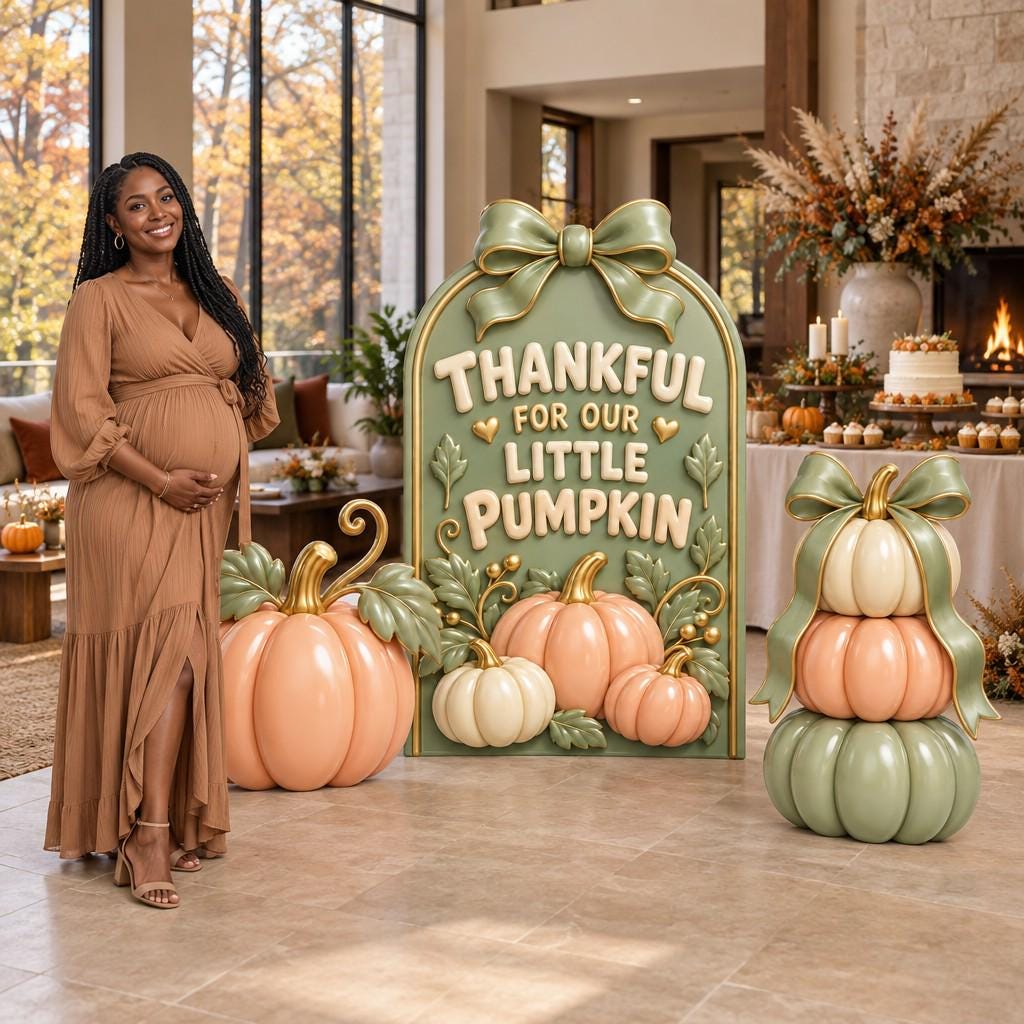 Blush Floral Sweet as Pie Thanksgiving Arch