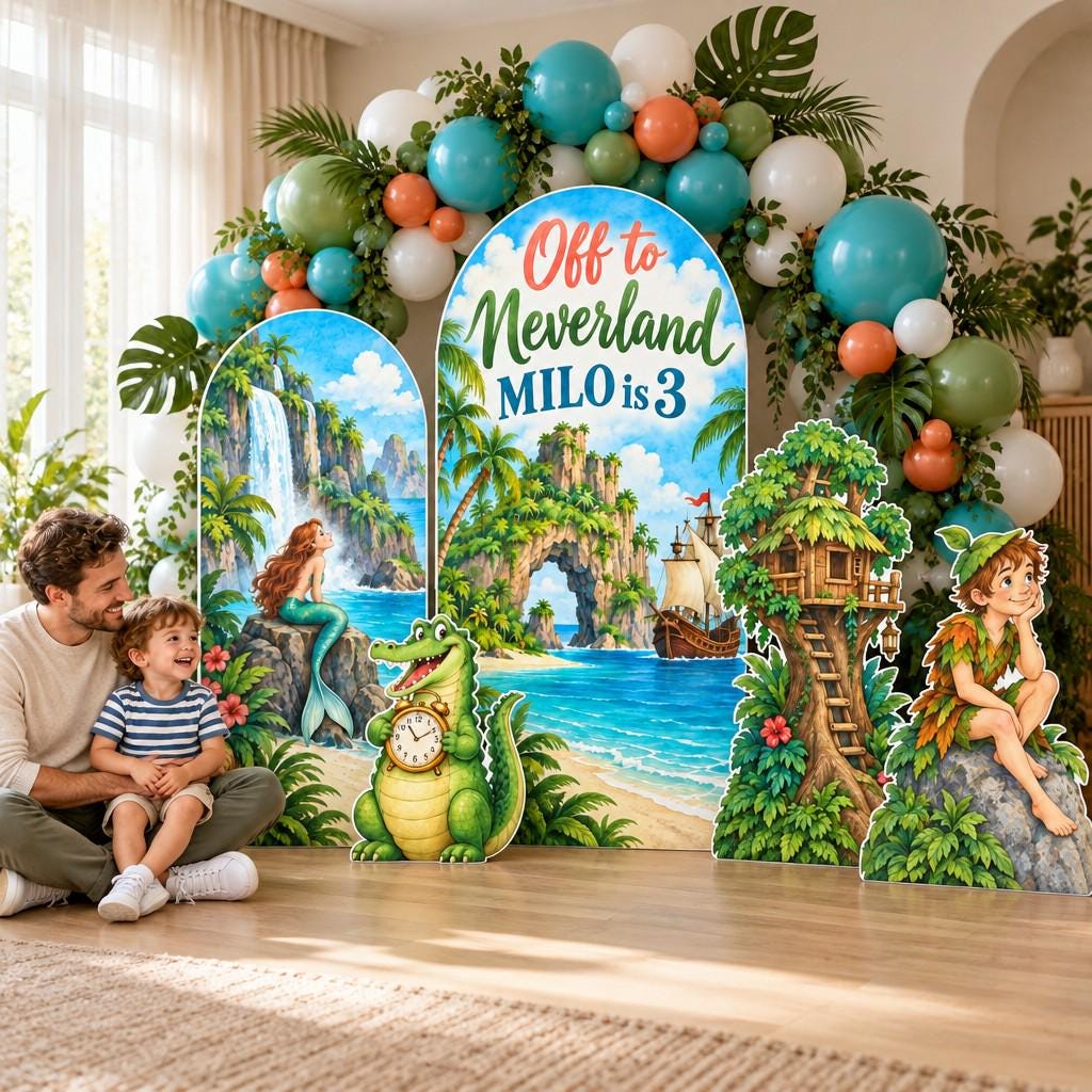Tropical Lagoon Neverland Arch Set