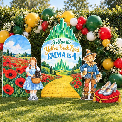 Yellow Brick Road Emerald City Arch Set