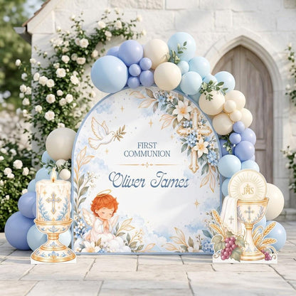Cream Gold Cherub Communion Arch Set
