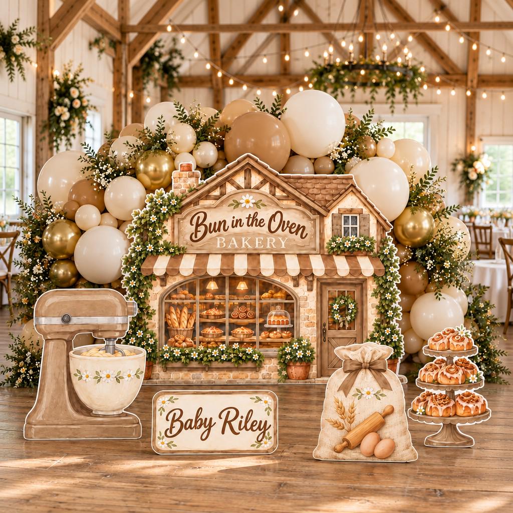 Daisy Cottage Bun in the Oven Bakery Set