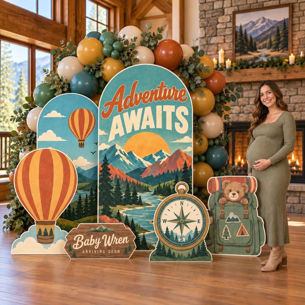Vintage National Park Adventure Arch Set