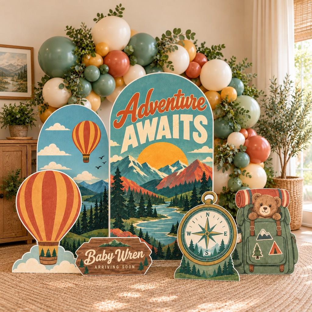 Vintage National Park Adventure Arch Set