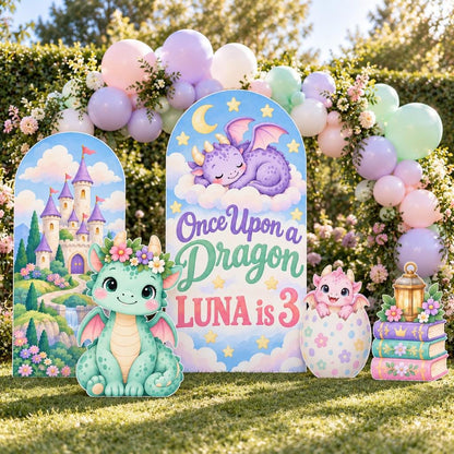 Pastel Once Upon a Dragon Arch Set