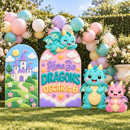 Puffy Clay Here Be Dragons Arch Set