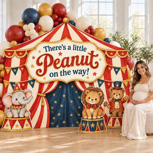 Little Peanut Circus Tent Baby Shower Set
