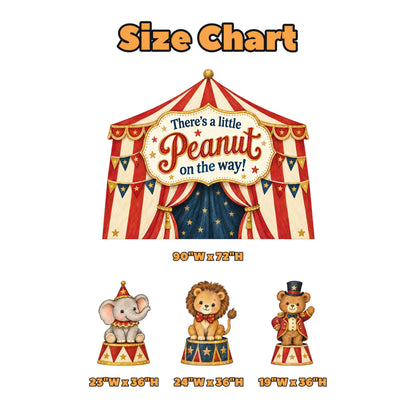 Little Peanut Circus Tent Baby Shower Set