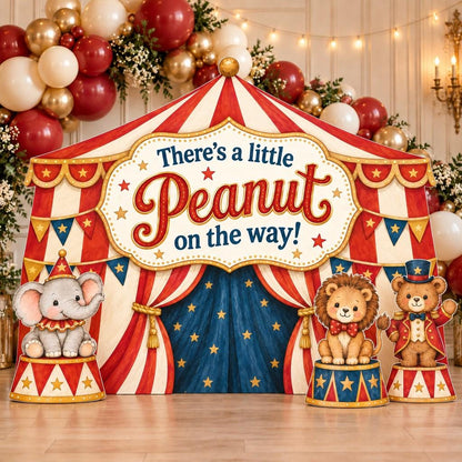 Little Peanut Circus Tent Baby Shower Set