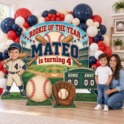 Vintage Rookie of the Year Baseball Set