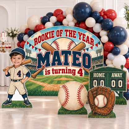 Vintage Rookie of the Year Baseball Set