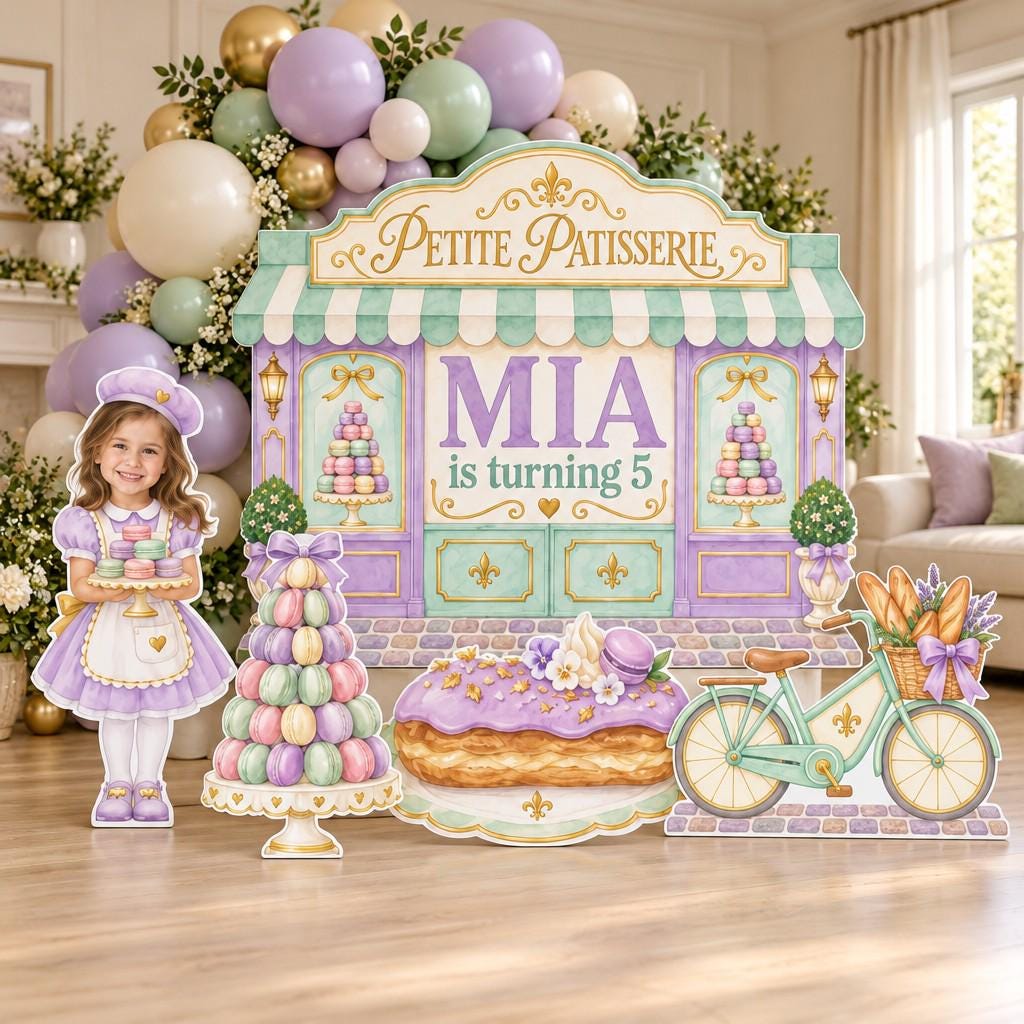 Strawberry Pink Little Baker Bakery Set
