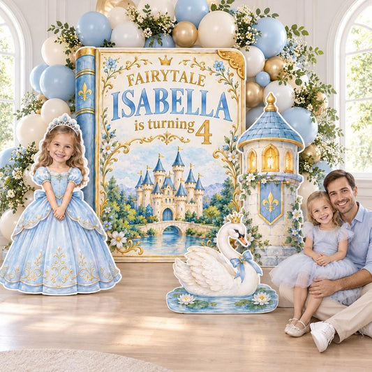 Powder Blue Fairytale Storybook Princess Set