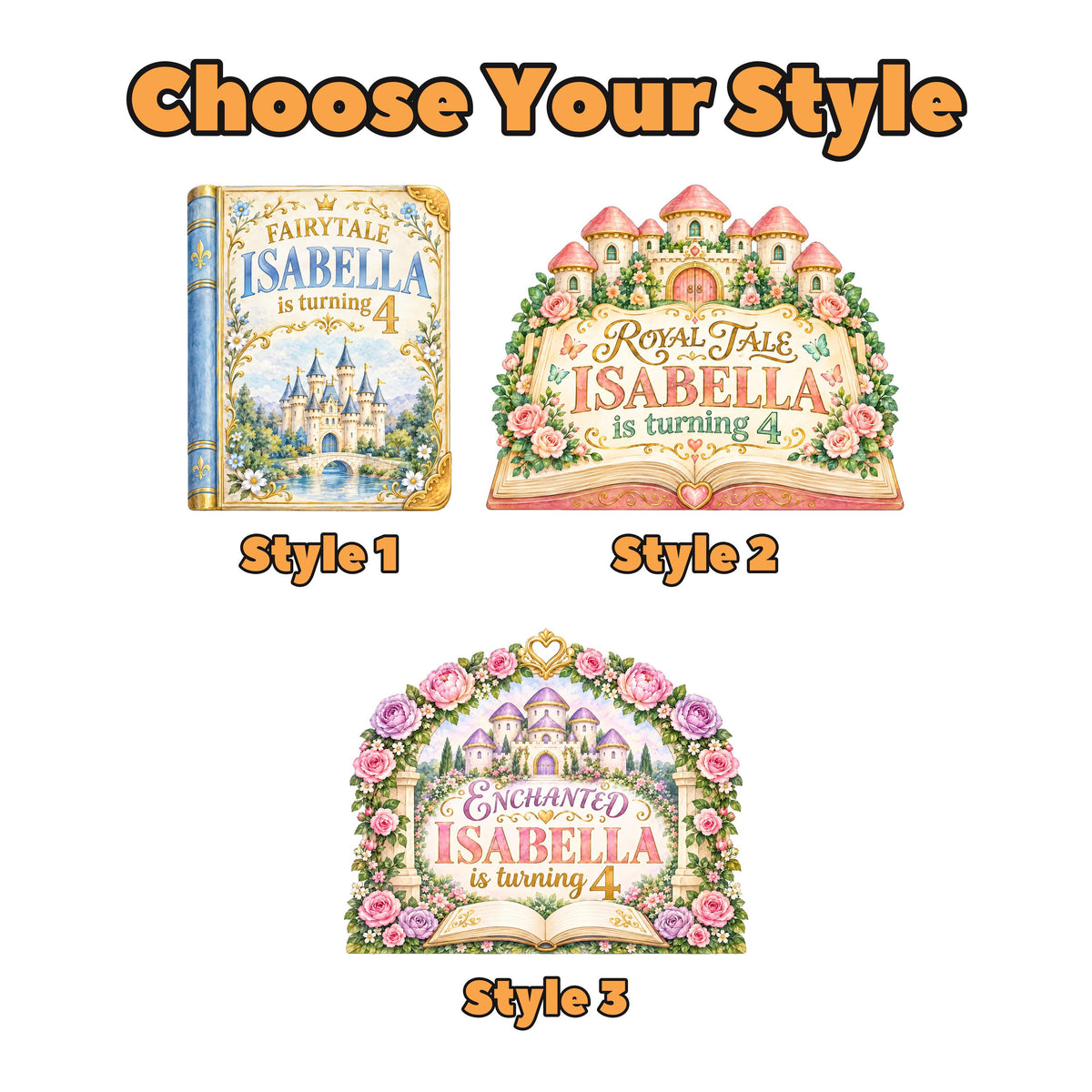 Powder Blue Fairytale Storybook Princess Set