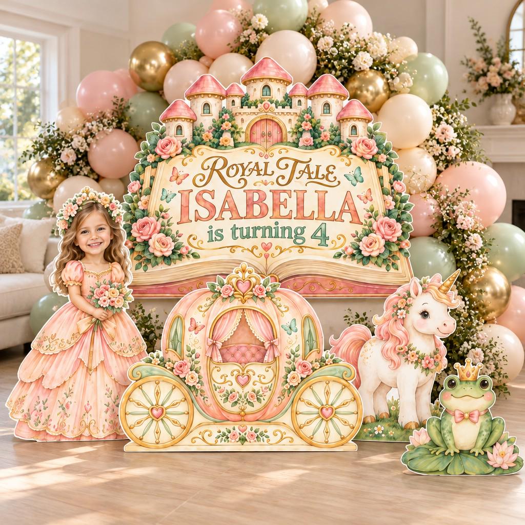Powder Blue Fairytale Storybook Princess Set