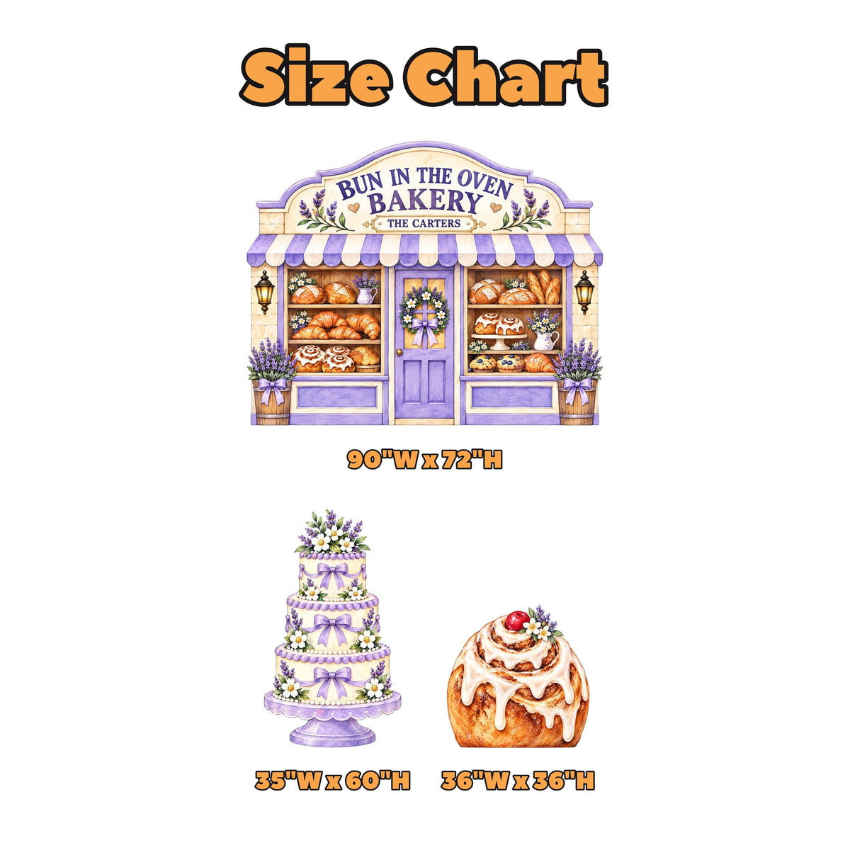 Lavender Bun in the Oven Bakery Set
