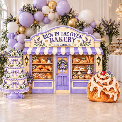 Lavender Bun in the Oven Bakery Set
