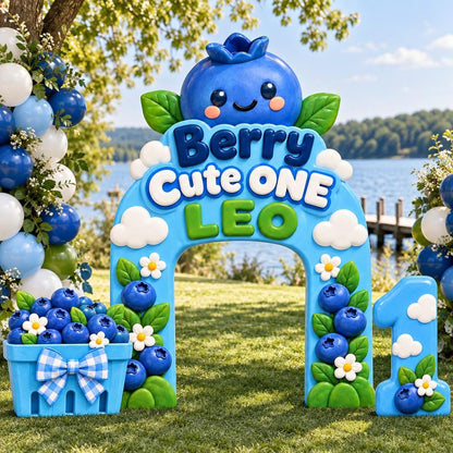 Sky Blue Blueberry Cute One Arch Set