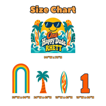 Sunglasses Sun Palm Surf Happy Dude Set