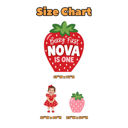 Big Red Berry First Strawberry Cutout Set