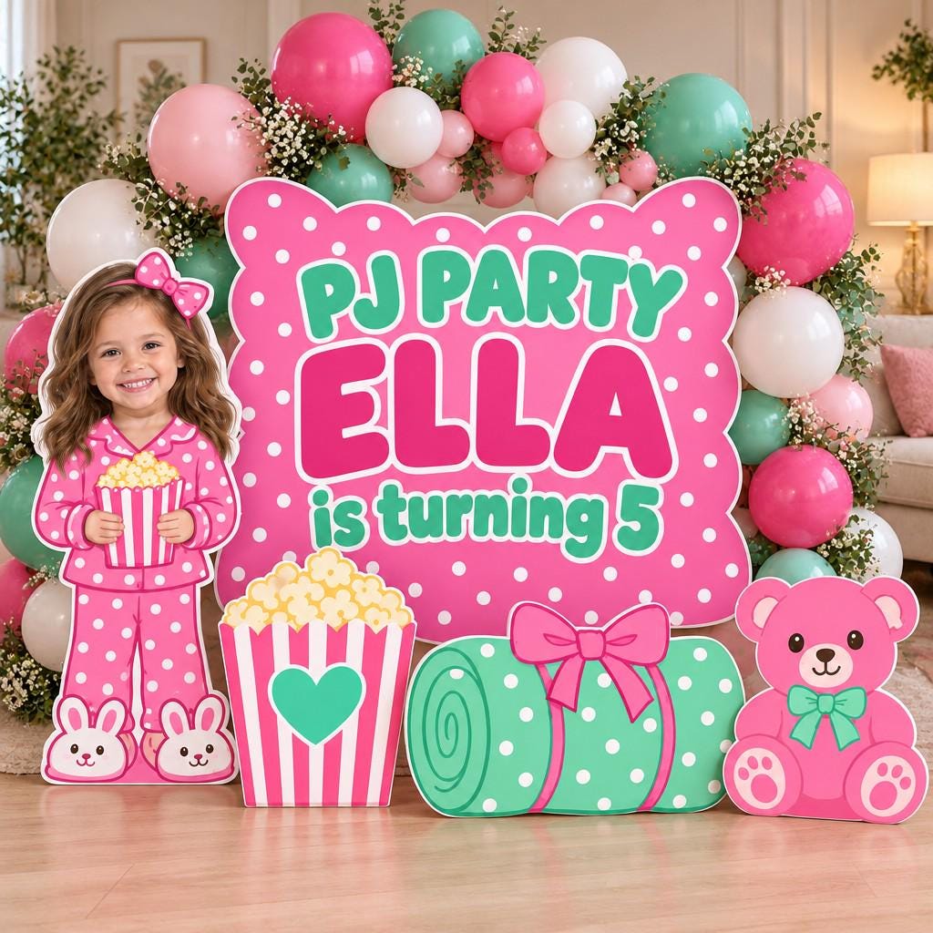 Purple Crescent Moon Slumber Party Set