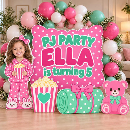 Purple Crescent Moon Slumber Party Set