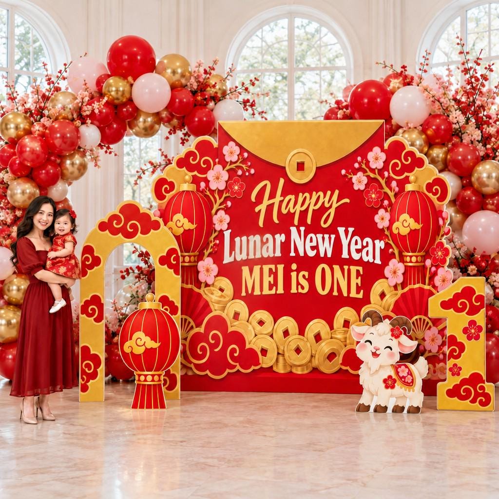 Red Envelope Gold Coin Lunar New Year Set