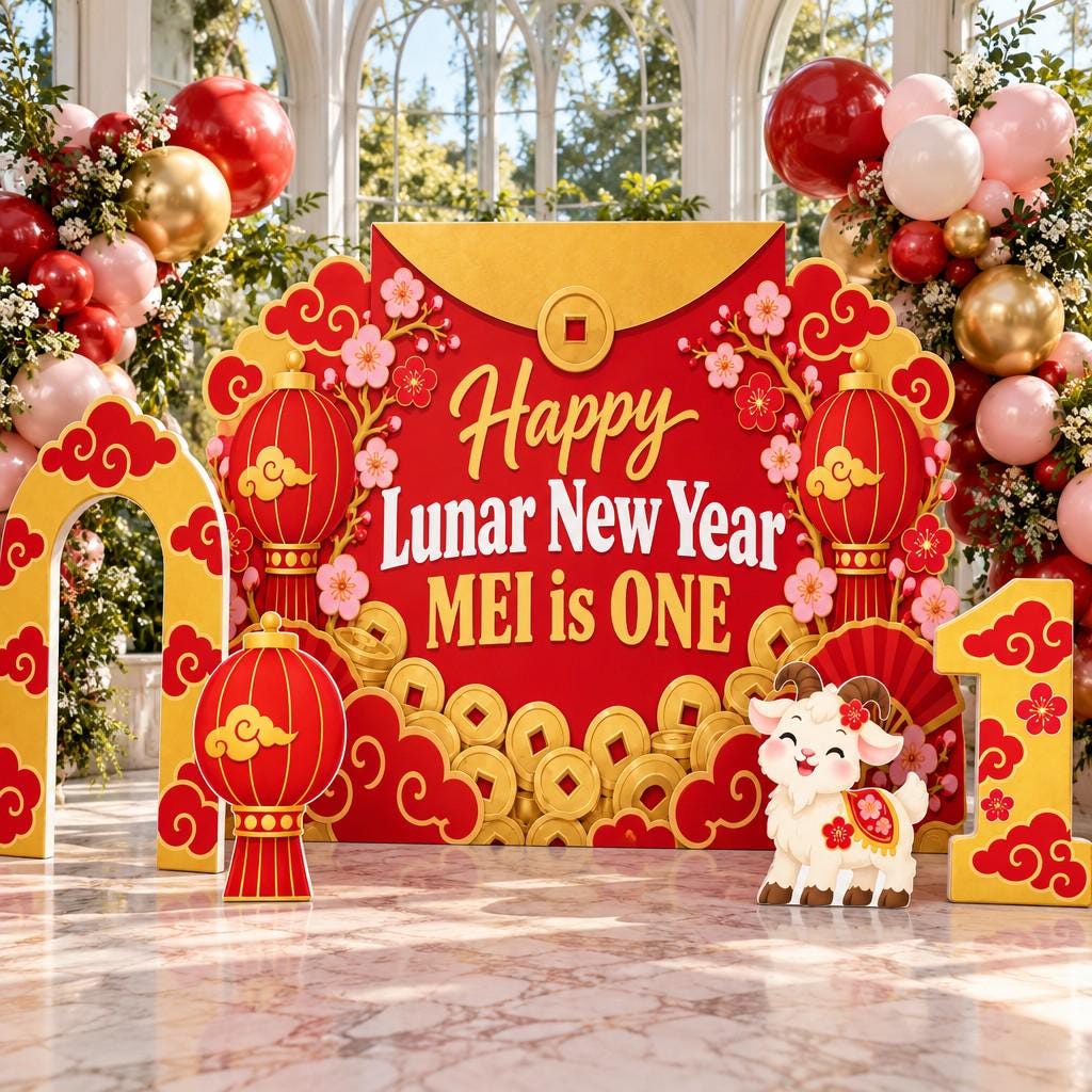 Red Envelope Gold Coin Lunar New Year Set