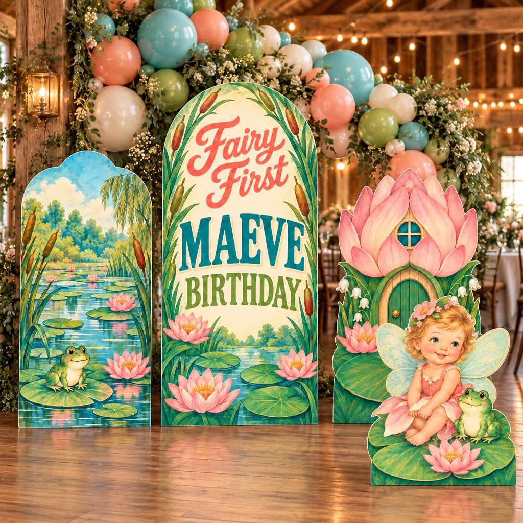 Lily Pond Frog Fairy First Arch Set