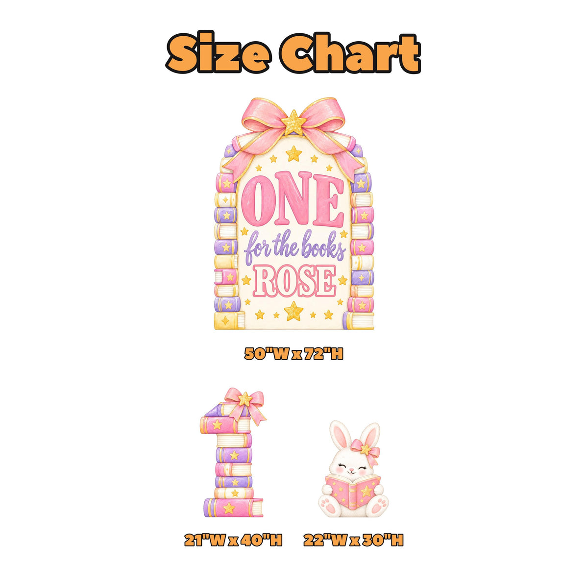 Pink Bow Book Arch One for the Books