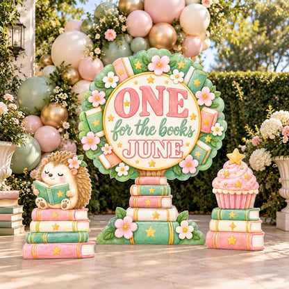 Blossom Book Tree Hedgehog Birthday Set