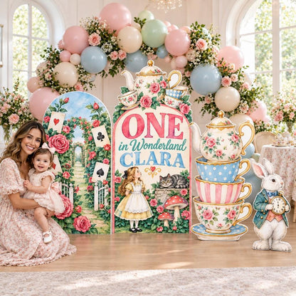Rose Garden Wonderland Tea Party Arch Set