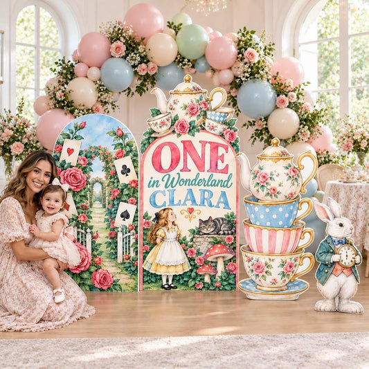 Rose Garden Wonderland Tea Party Arch Set