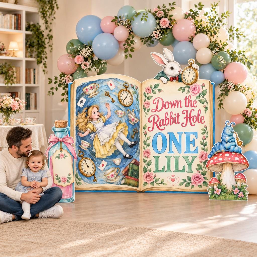 Down the Rabbit Hole Storybook Set