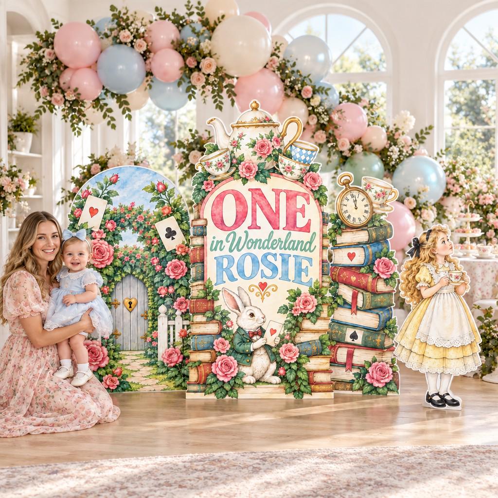 Storybook Book Stack Wonderland Arch Set