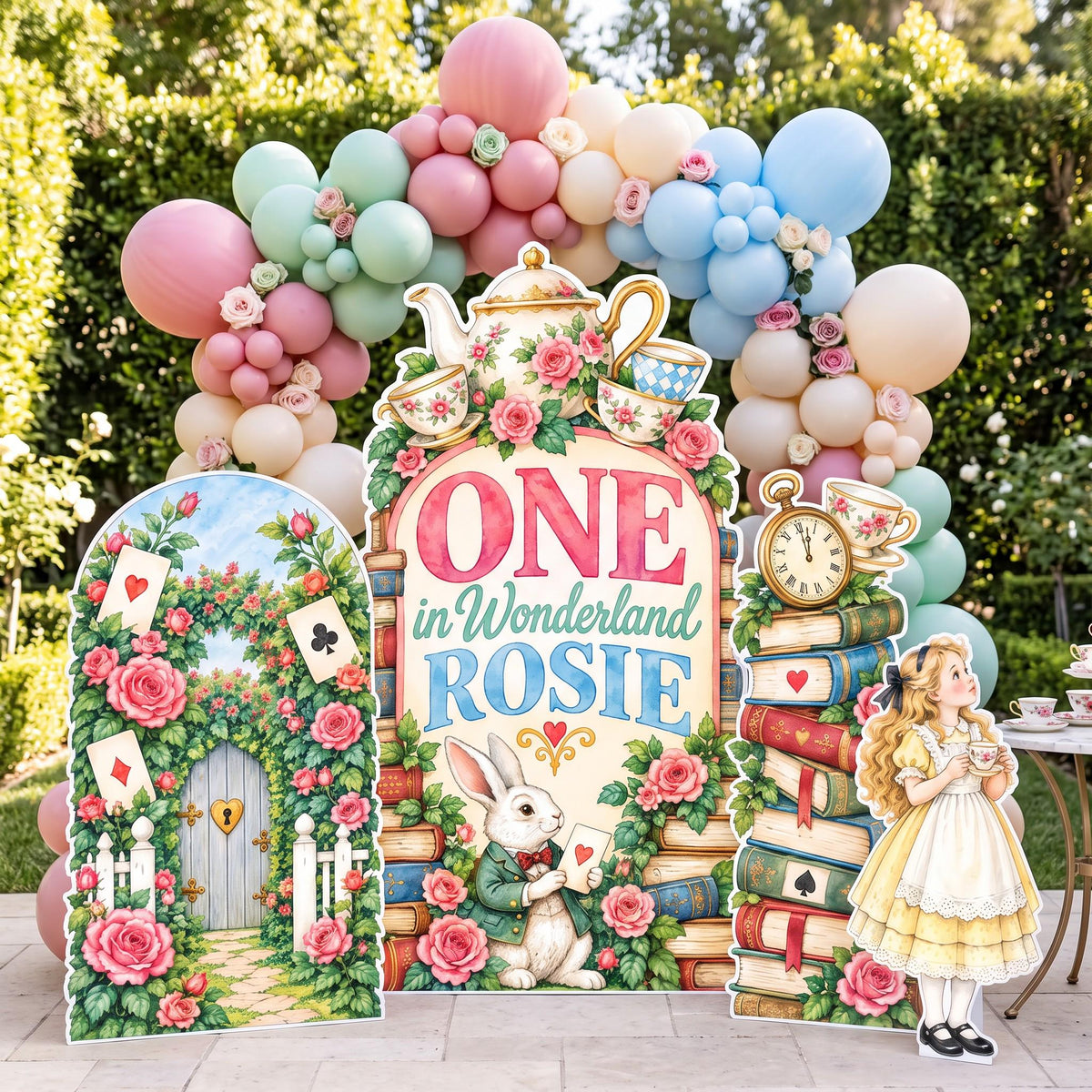 Storybook Book Stack Wonderland Arch Set