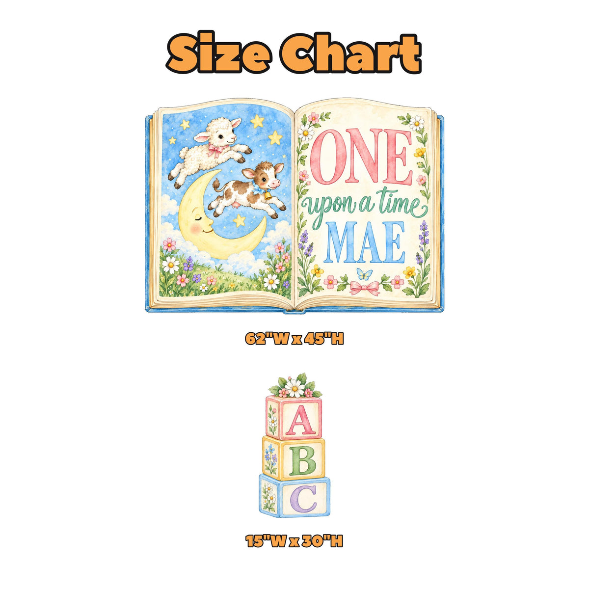 Nursery Rhyme Lamb & Cow Open Book Set