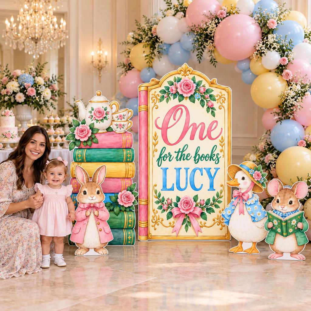Vintage Rose One for the Books Arch Set