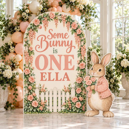 Blue Rose Garden Gate Some Bunny Arch Set